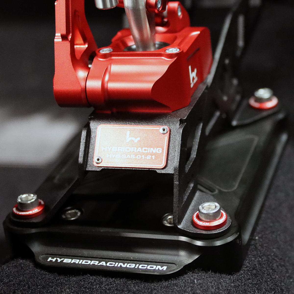 Hybrid Racing M8X1.25 Accessory Hardware Kit (RED)