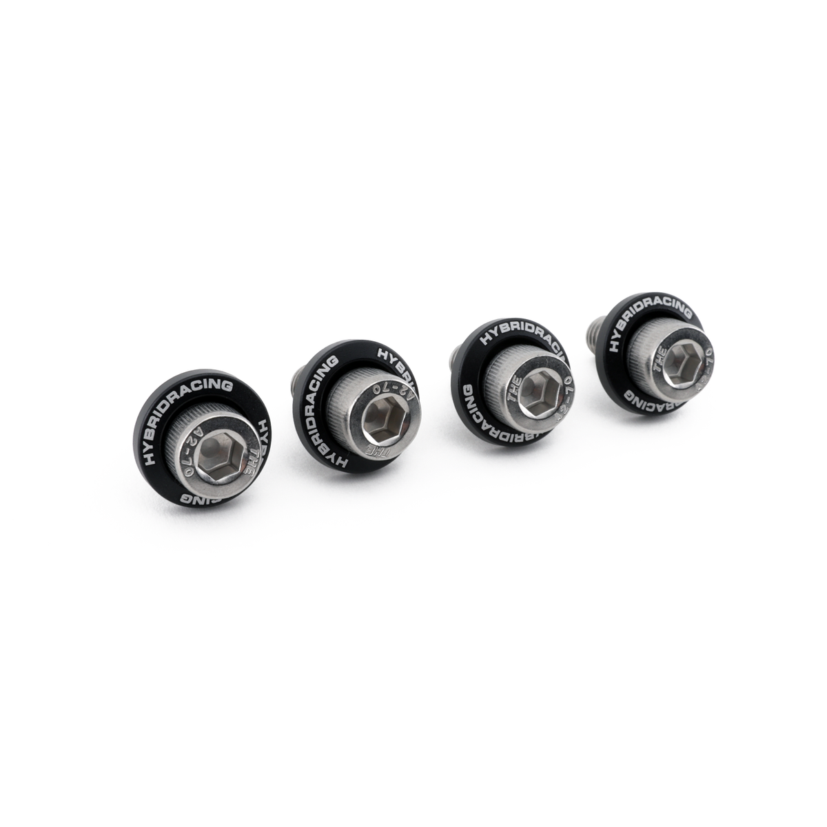 Hybrid Racing M8X1.25 Accessory Hardware Kit (BLACK)