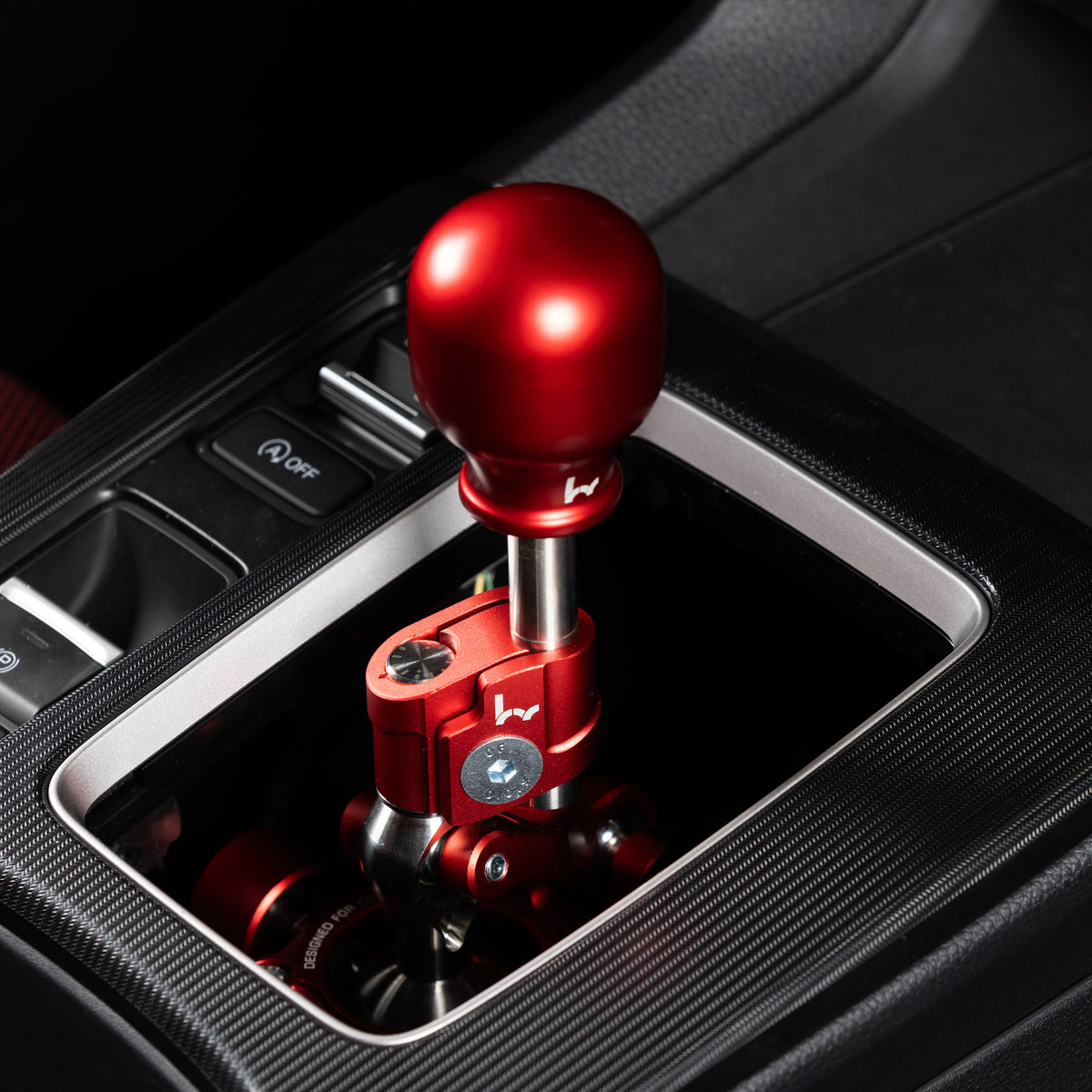 Hybrid Racing Short Shifter Assembly (22+ Honda Civic & 23+ Acura Integra) RED