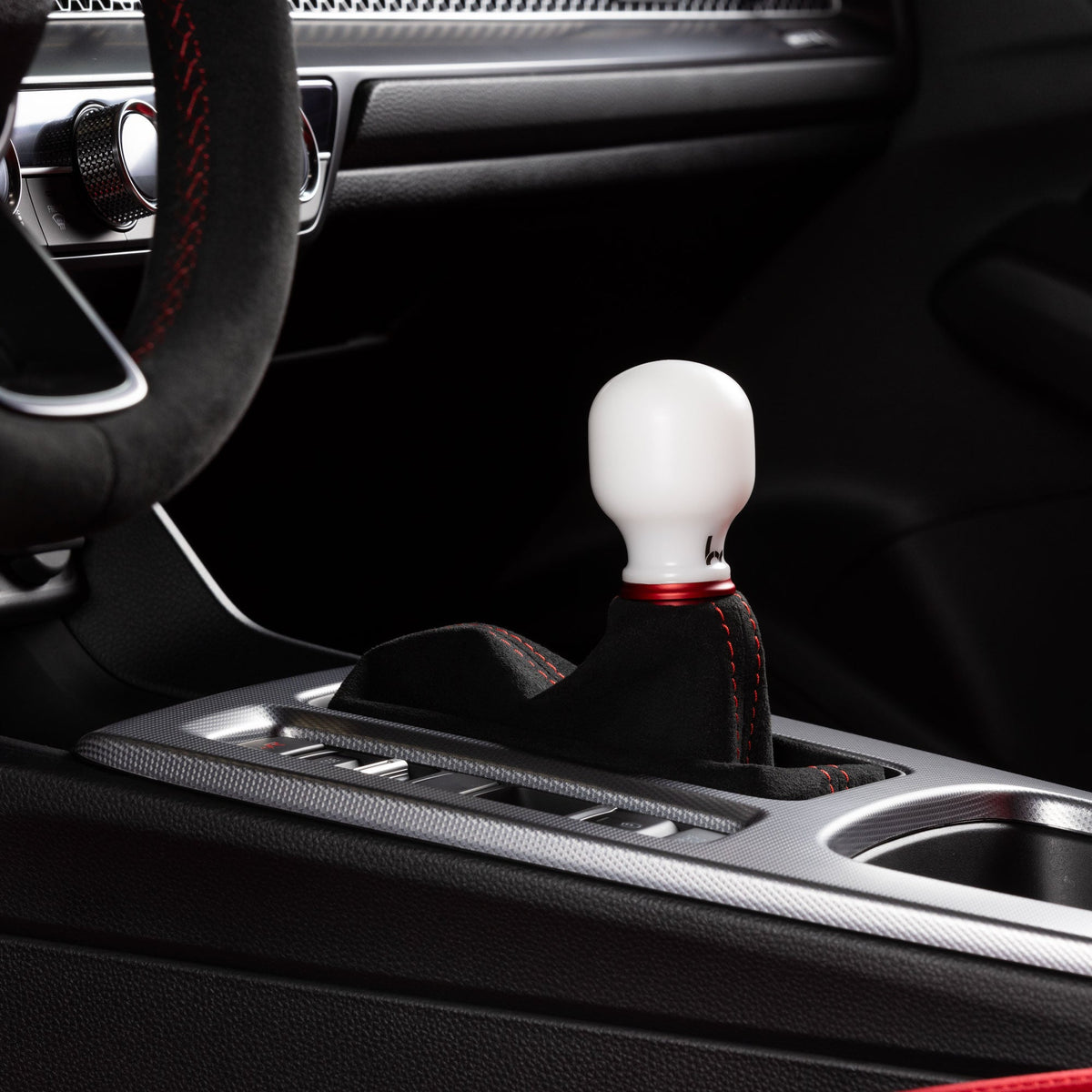 Hybrid Racing Alcantara Shift Boot (22+ Honda Civic) BLACK