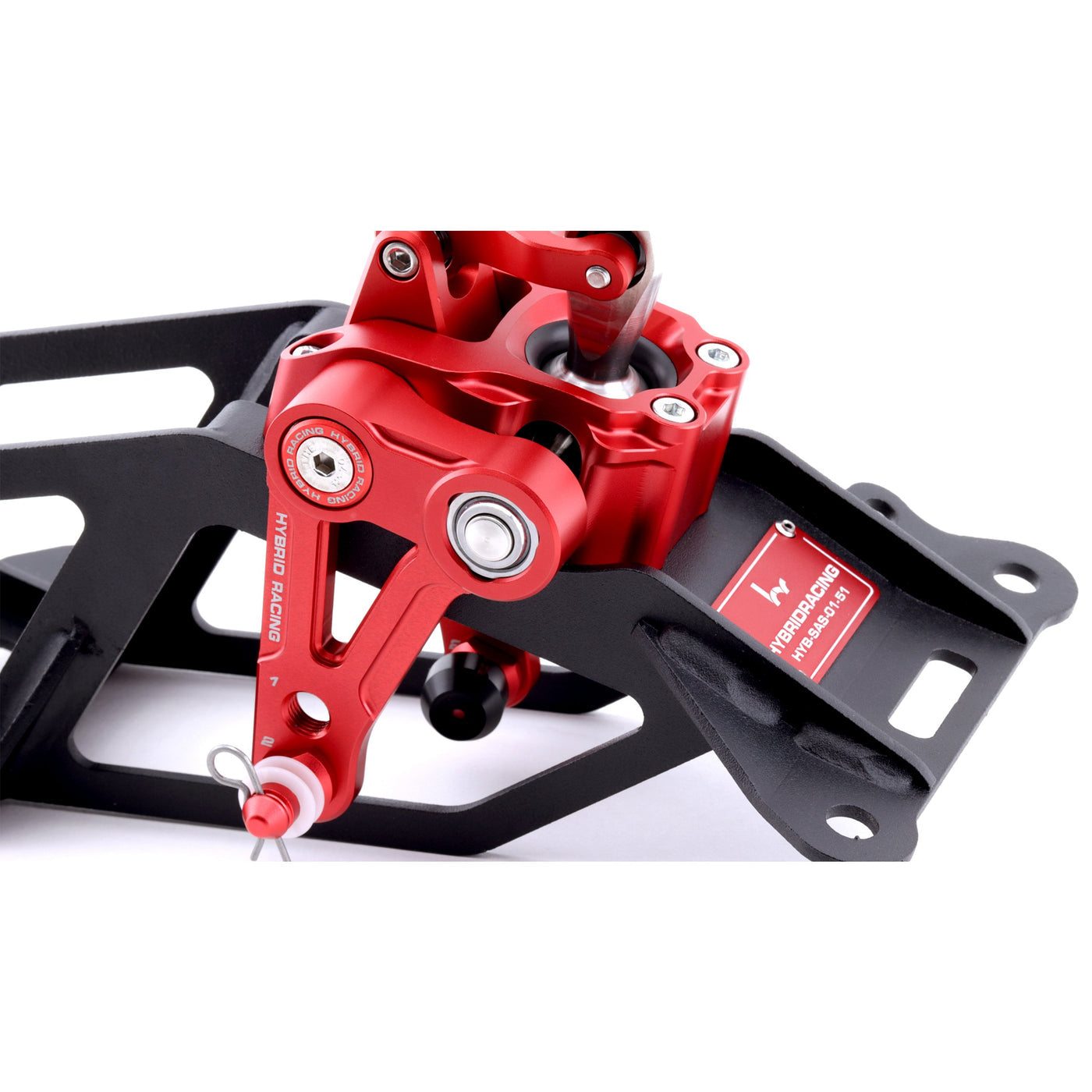 Hybrid Racing Short Shifter Assembly (07-13 Fit & 02-15 Jazz) (RED)