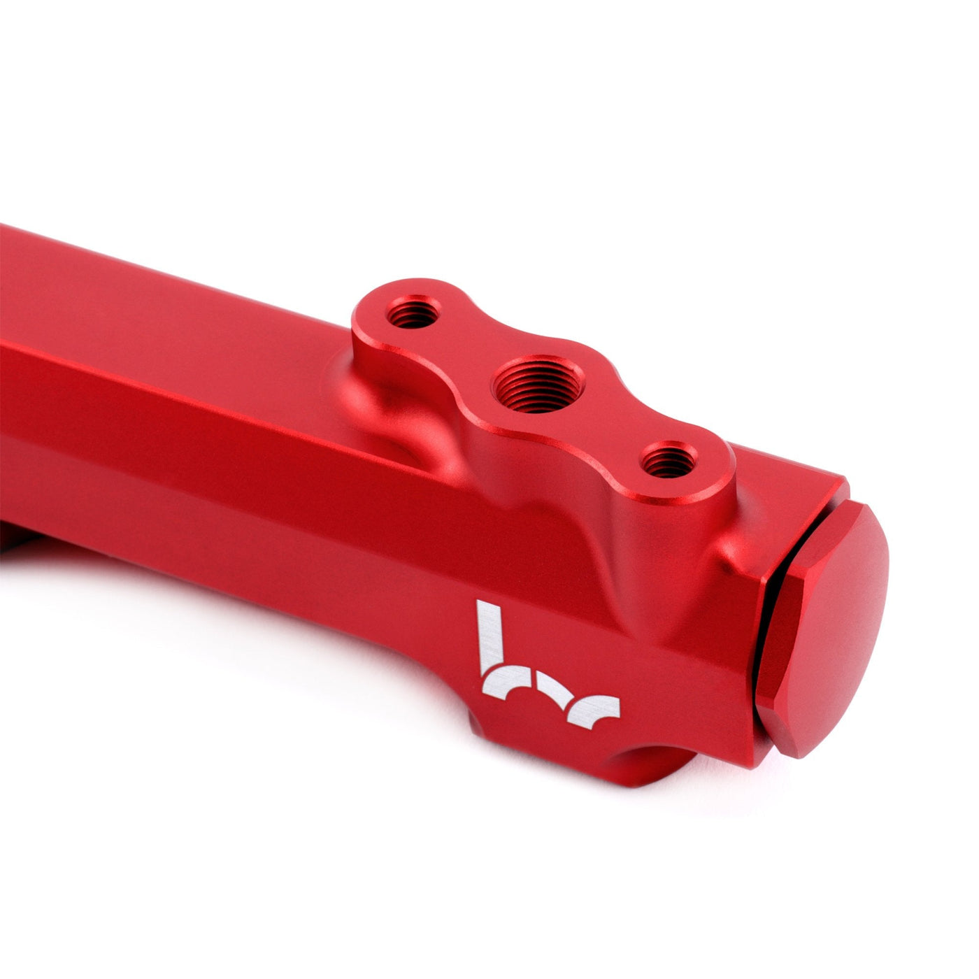 Hybrid Racing High-Flow Fuel Rail DUST RED (B-Series / Universal)