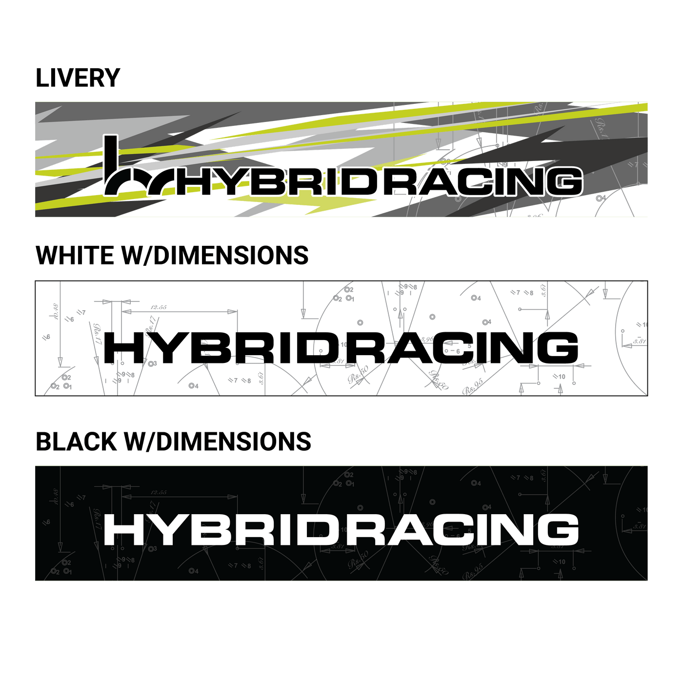 Hybrid Racing Dimensions Sunstrip LIVERY