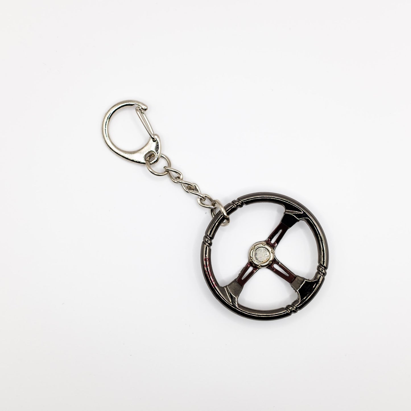 Mini Steering Wheel Keychain