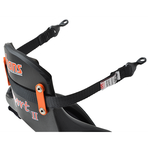 HANS Tether - M6.HAK QR Sliding Sport II - Extra Short