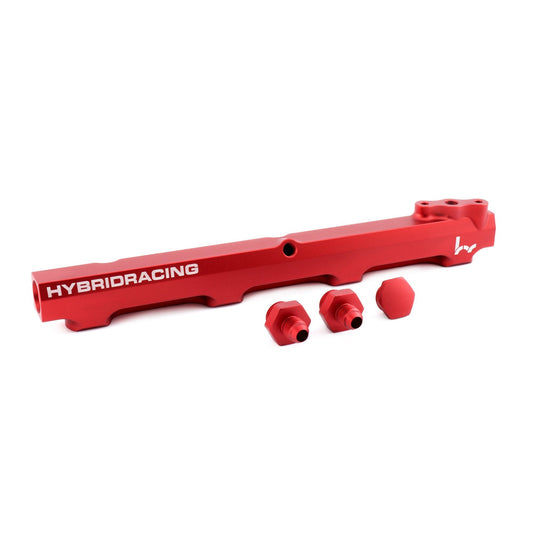 Hybrid Racing High-Flow Fuel Rail DUST RED (B-Series / Universal)