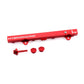 Hybrid Racing K-Series Fuel Rail & Fittings (01-05 Honda Civic Si & 02-06 Acura RSX) DUST RED