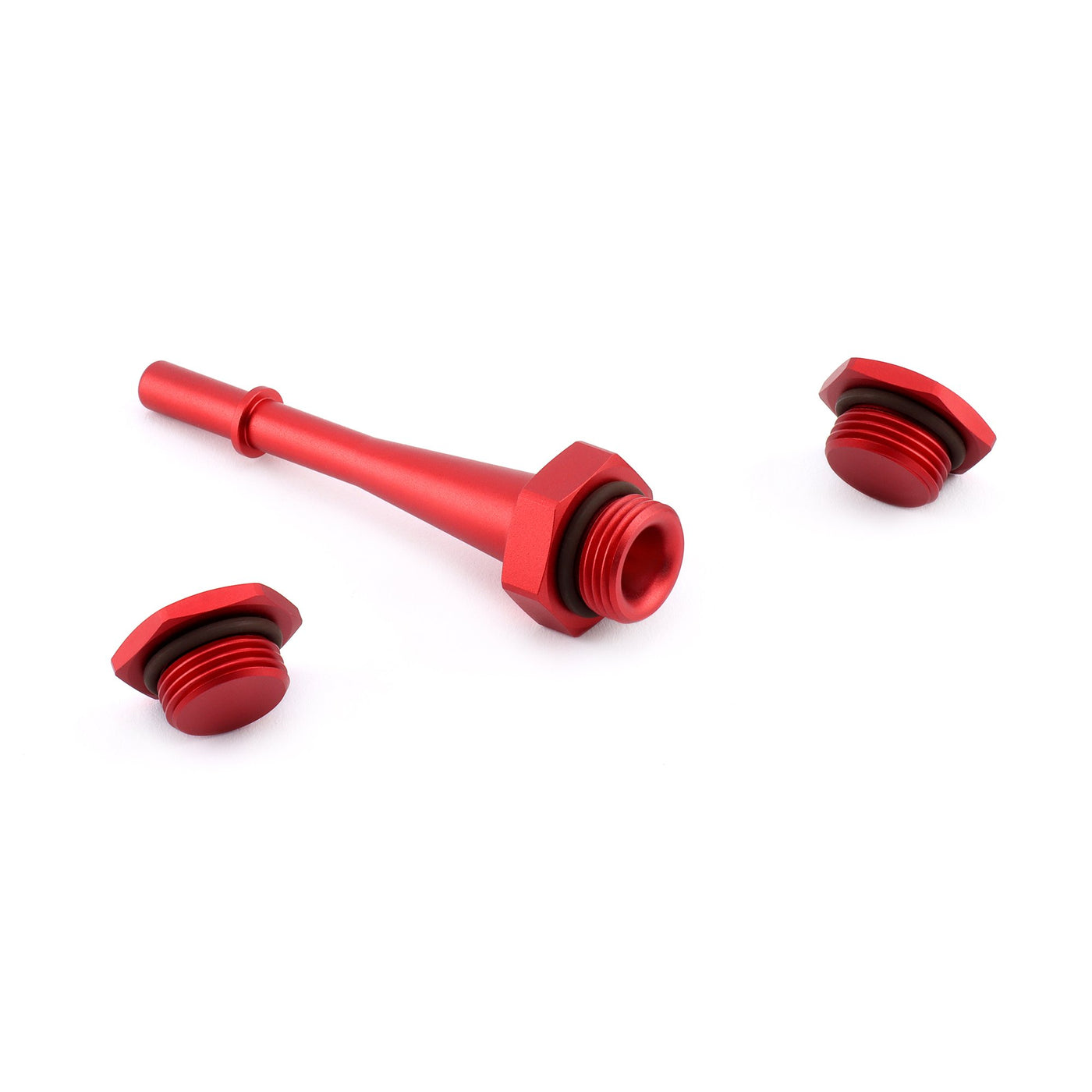 Hybrid Racing K-Series Fuel Rail & Fittings (06-11 Honda Civic Si) DUST RED