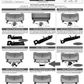 Fire Extinguisher Seat Rail Mount (can fit Element Fire extinguishers)
