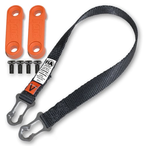 HANS Tether Upgrade - QC w/Oval Sliding Tether for SA Helmet(Adj. Pro Ultra Sp