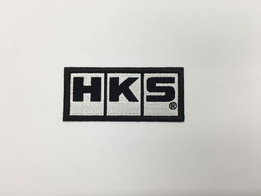 HKS PATCH W105 WHITE