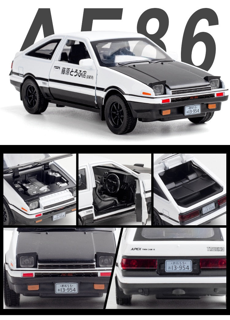 1/32 Scale Initial D Toyota AE86