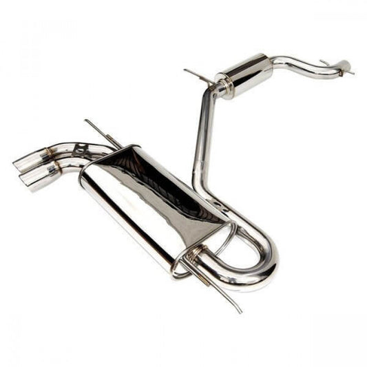 CATBACK VW GOLF GEN. 5 GTI Q300 ROLLED S.S. TIP CAT-BACK 05-08 76mm 110mm