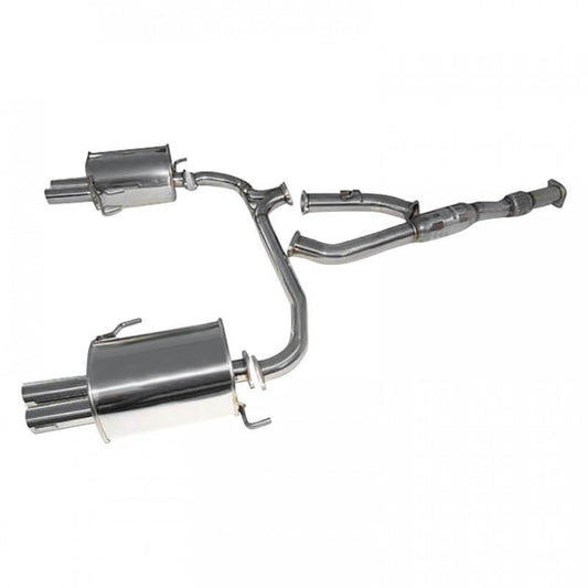 CATBACK SUBARU LEGACY 2.5L Q300 QUAD. STAINLESS STEEL TIPS 05-UP 76mm 60mm