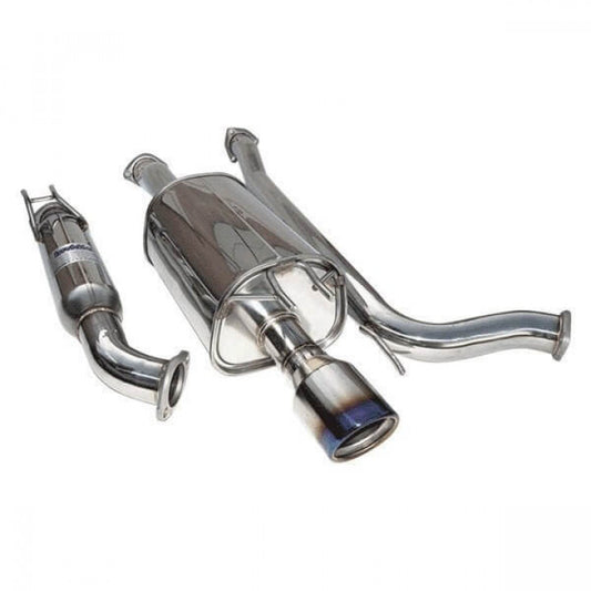 CATBACK HONDA CIVIC SI COUPE Q300 70mm TITANIUM ROLLED TIP 06-UP 70mm 110mm