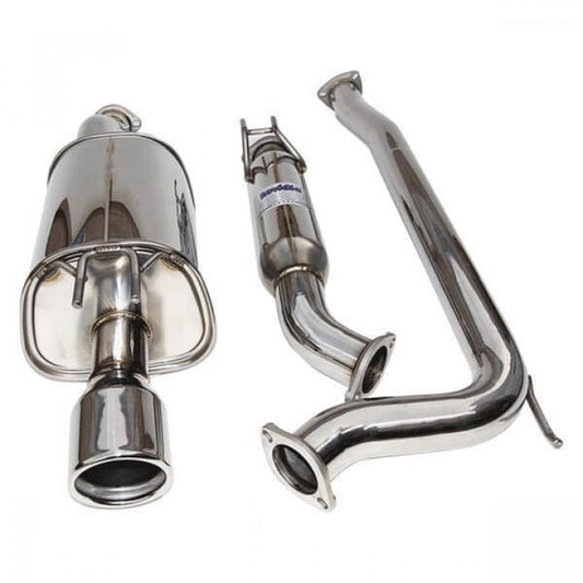 CATBACK HONDA CIVIC SI SEDAN Q300 70mm S.S. ROLLED TIP 06-UP 70mm 110mm