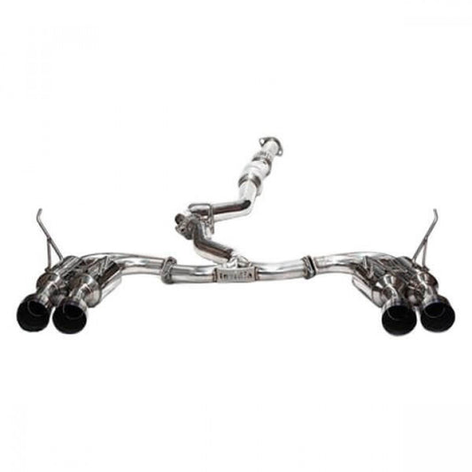 CATBACK SUBARU STI 5 DOOR GEMINI QUAD S.S. TIP CAT-BACK 08-14 76mm 101mm