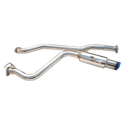 CATBACK SUBARU WRX 4 DOORS SINGLE RACING TITANIUM TIP 08-UP 76mm 101mm