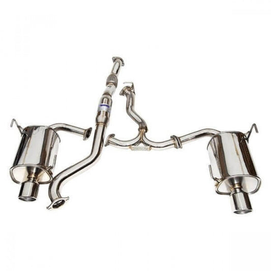 CATBACK SUBARU WRX 4 DOORS Q300 DUAL ROLLED TIPS 08-10-UP Sedan