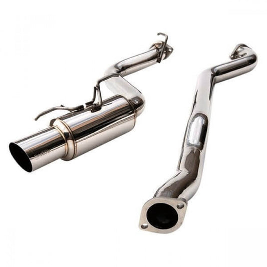 CATBACK SUBARU WRX 5 DOORS RACING TITA. TIP 08-UP 76mm 101mm
