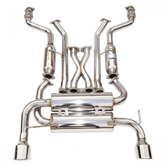 CATBACK INFINITI FX35 2/4WD GEMINI SINGLE LAYER TITANIUM TIPS 09-UP 60mm 101mm