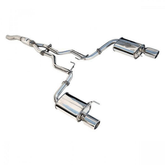 CATBACK FORD MUSTANG ECOBOOST Q300 S.S. TIP CAT-BACK 15-UP 76mm 110mm