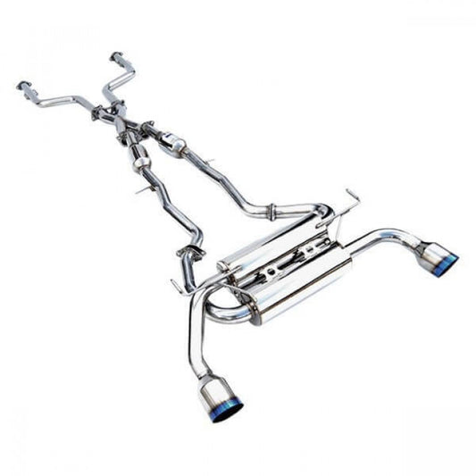 CATBACK Q60 GEMINI ROLLED TITANIUM BUNRT TIP 17-UP 60MM 125MM