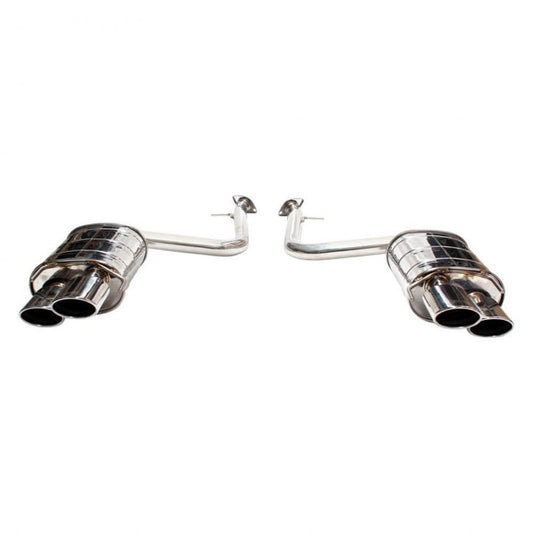 CATBACK LEXUS RC350/200T Q300 QUAD ROLLED S.S. TIP 15-UP 70mm