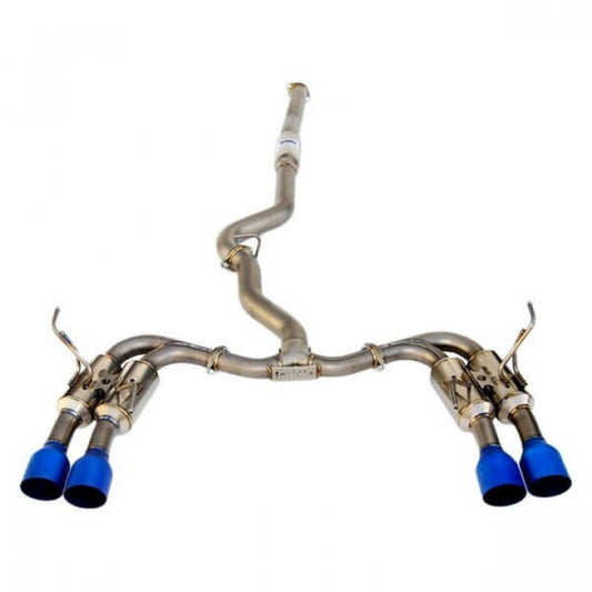 CATBACK SUBARU WRX/STI GEMINI FULL TITA. QUAD TIP 15-UP 80mm 101mm