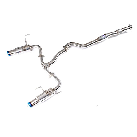 CATBACK WRX DUAL N1 TITANIUM BURNT TIP 22-UP 76MM 101MM