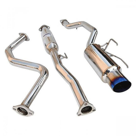 CATBACK HONDA CIVIC EX/TOURING 1.5T SEDAN SINGLE N1 TI-TIP 16-UP 60mm 101mm