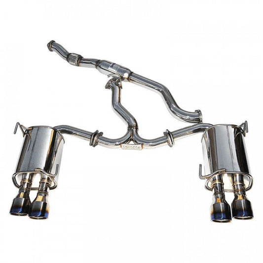 CATBACK SUBARU WRX/STI SEDAN Q300 SINGLE LAYER TITANIUM TIPS 11-19 76MM 101MM