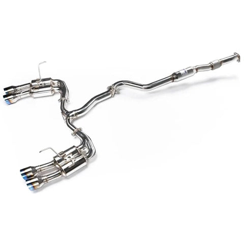 CATBACK SUBARU WRX 2022-UP GEMINI R400 TITANIUM BURNT QUAD TIP CAT-BACK EXHAUST