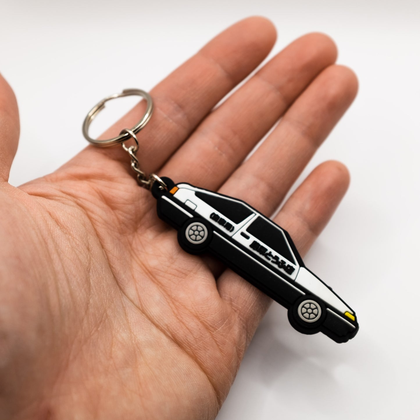 Initial D Hachiroku AE86 Rubber Keychain