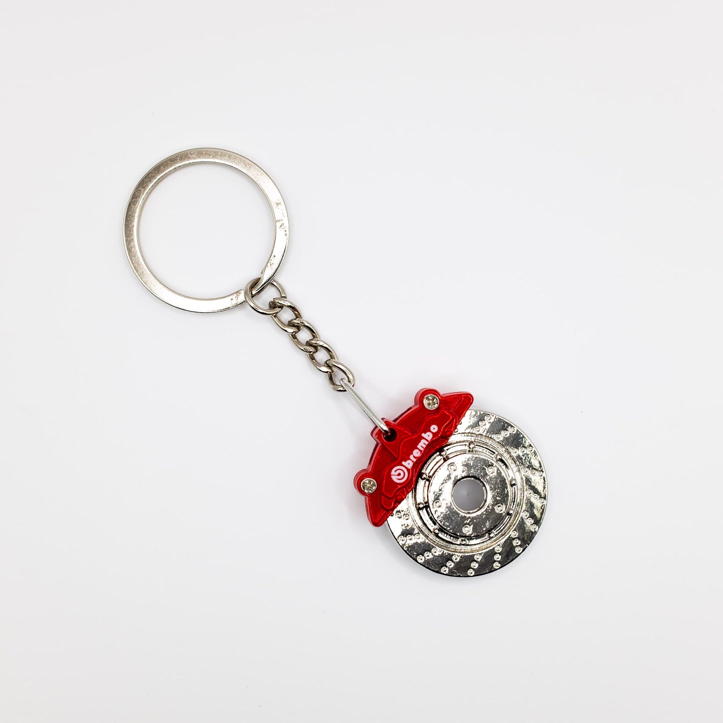 Rotor and Brake Caliper Keychain (spinner)