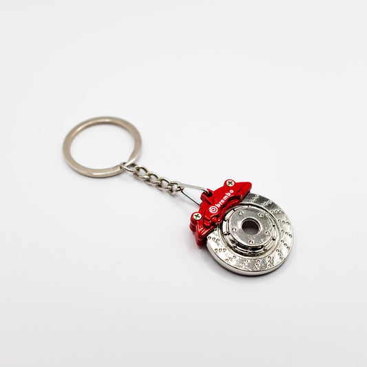 Rotor and Brake Caliper Keychain (spinner)